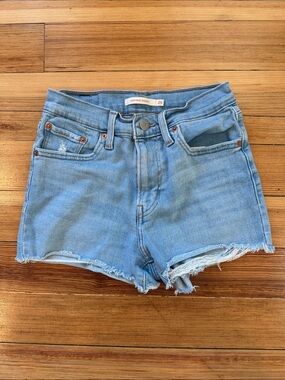 Levi's Light Blue Denim Jean Shorts